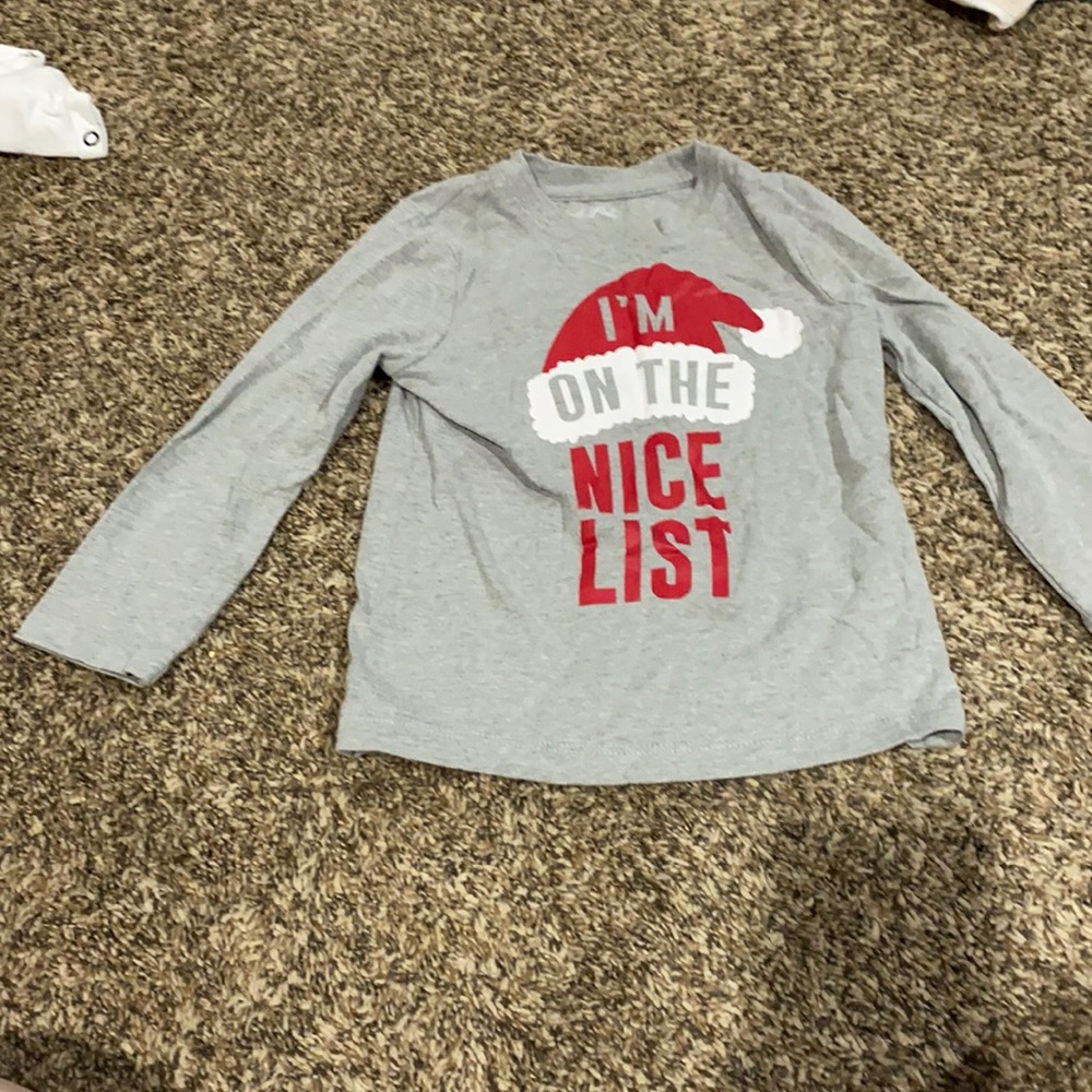 3t long sleeve Christmas shirt